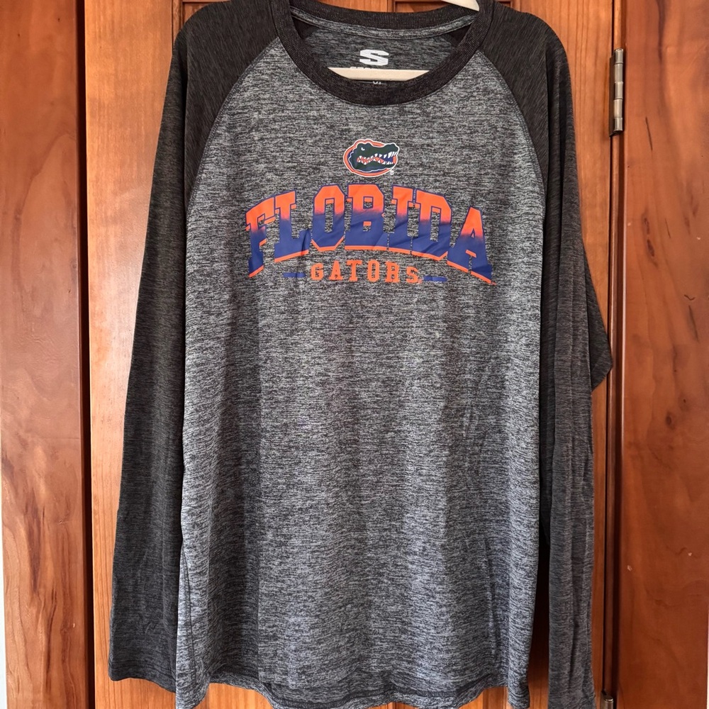 Florida Gators Shirt Men’s XL Gray Stadium Athletics Long Sleeve Pullover Top